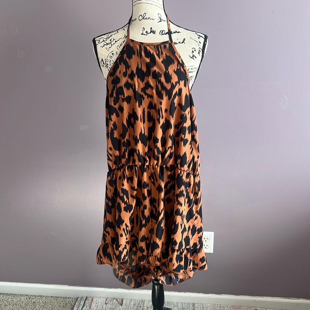 Animal Print Romper Size 1XL